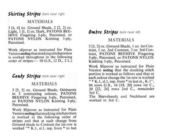 Ladies Jumper / Top, 34" 36" 38" Bust, 3ply, 50s Knitting Pattern, P&B 120