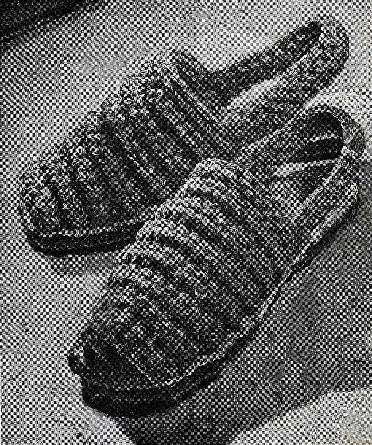 Fireside Slippers in Three Styles, 40s Knitting Pattern and Crochet Pattern, Weldons 554