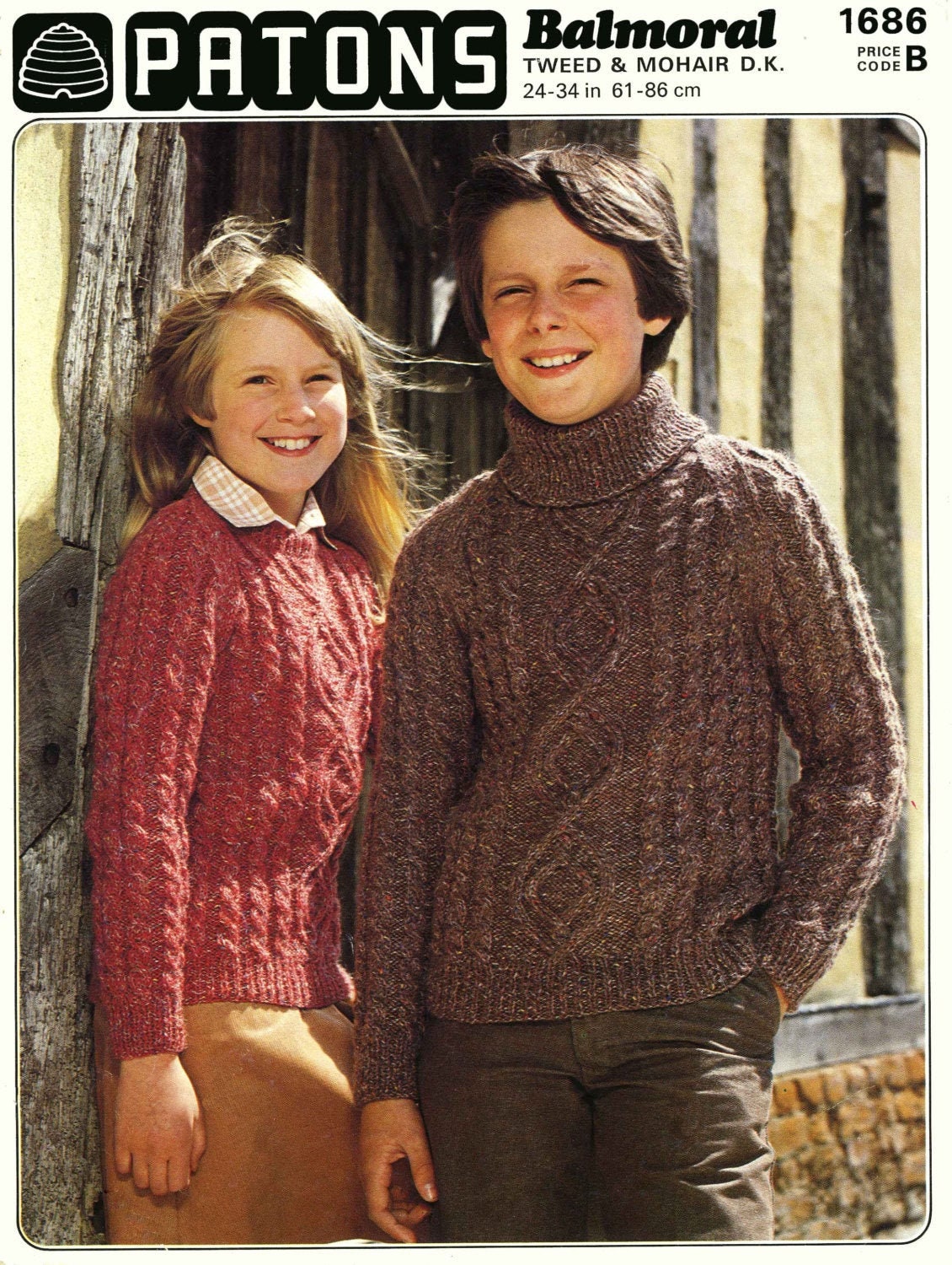 Girl and Boy round or Polo neck Jumper Sweater, 24