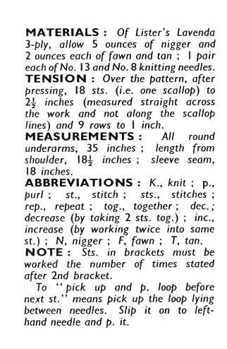 Ladies Jumper, 35" Bust, 3ply, 40s Knitting Pattern, Bestway 1513