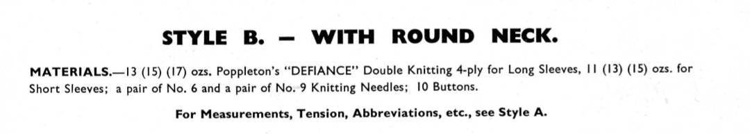Ladies Cardigan with Fancy Panels, 2 Styles, 32"-42" Bust, DK, 50s Knitting Pattern, Poppletons 1029