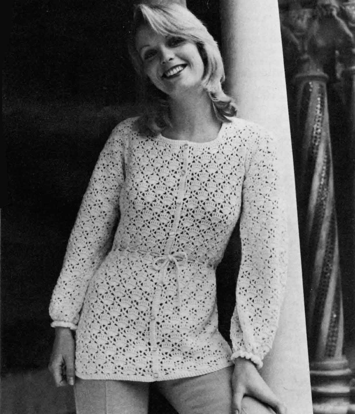 11 Ladies Holiday Knits, Cardigan, Sun-Top, Tunic, Stole, Jumper, 32"-40", 70s Knitting Pattern & Crochet Pattern, Patons 3011