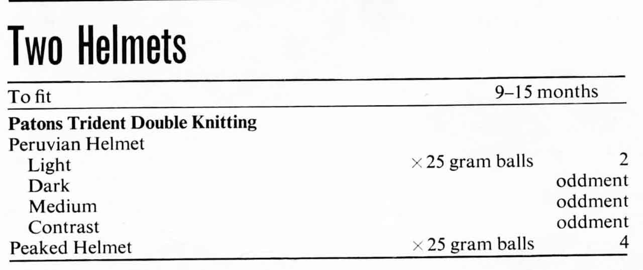 Baby / Children's Bonnet and Hat, Birth to 15 months, 4ply & DK, 70s Knitting Pattern, Patons 1238