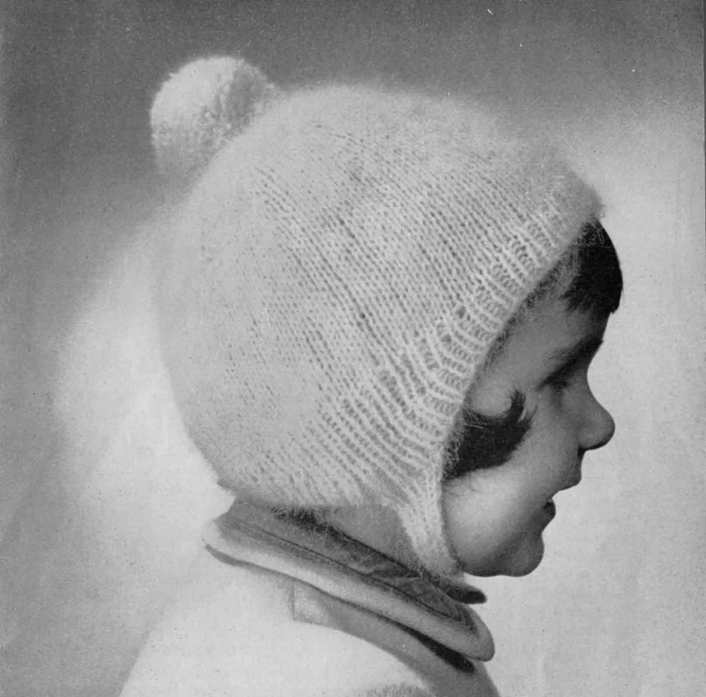 Childrens Boy or Girls Hats in 4 Styles, 4ply, 60s Knitting Pattern, P&B 1087