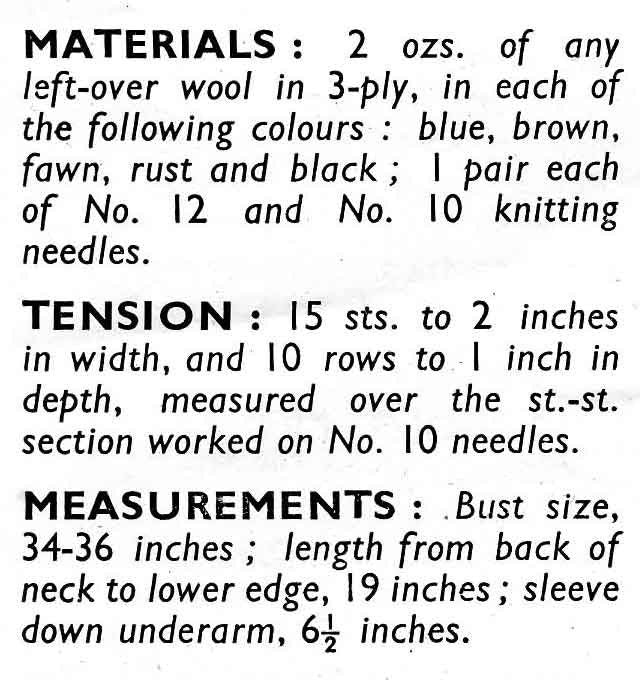 Ladies Jumper, 34"-36" Bust, 3ply, 50s Knitting Pattern, Bestway 952