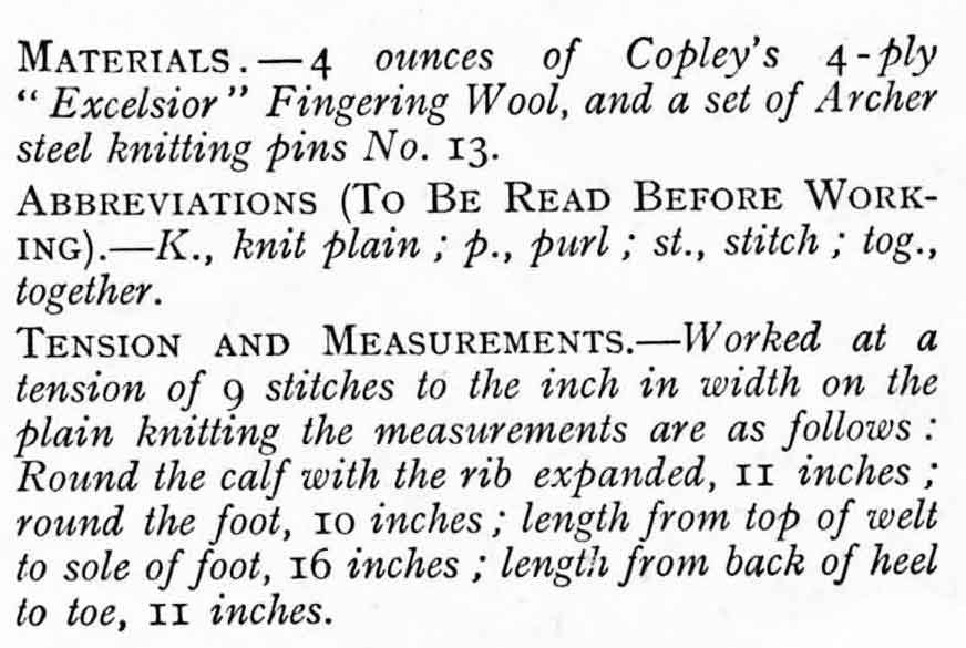 Mens Socks, 4ply, 40s Knitting Pattern, Bestway 619