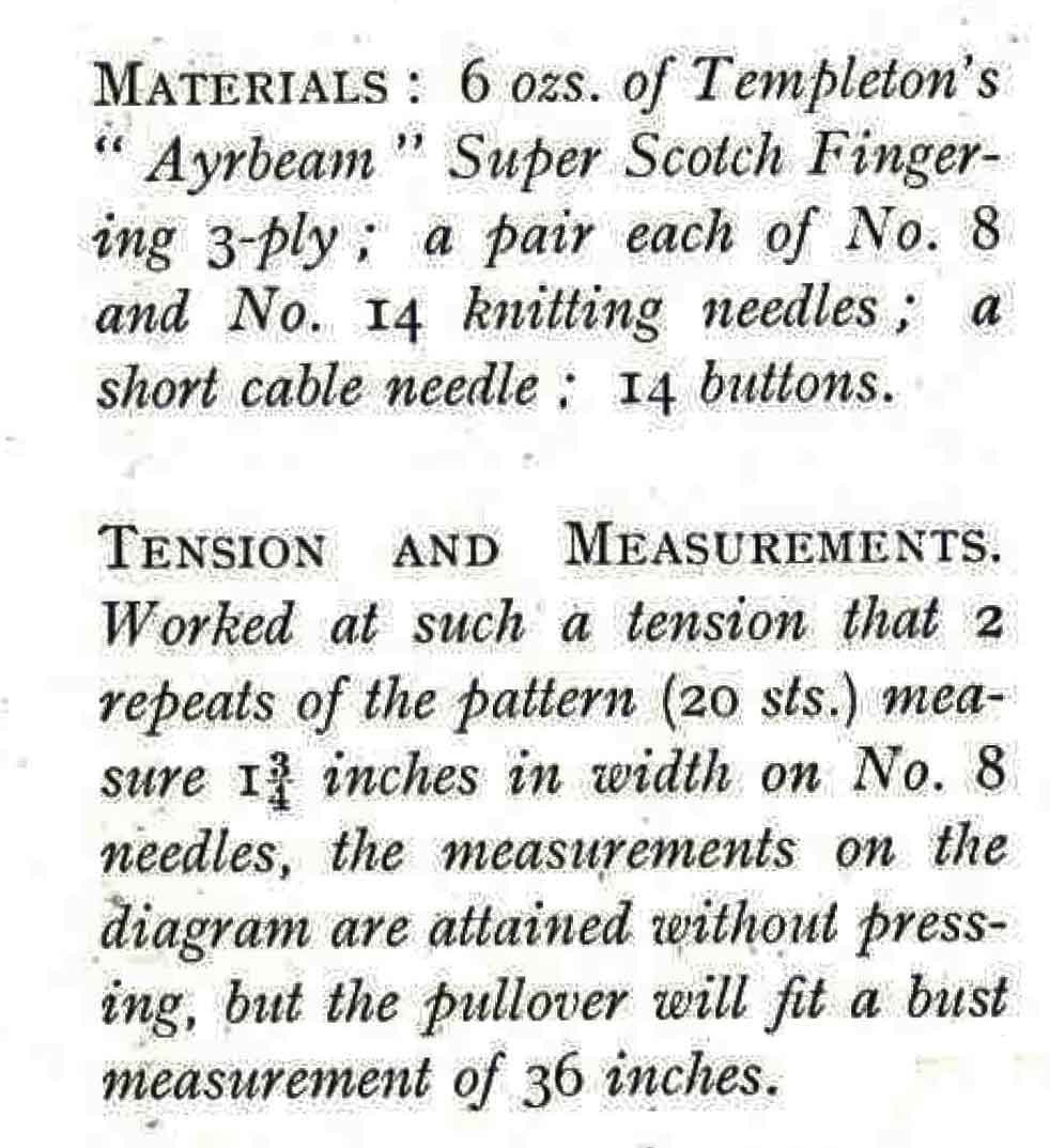 Ladies One-Piece Sleeveless Jumper, 36" Bust, 3ply, 50s Knitting Pattern, Bestway 2256