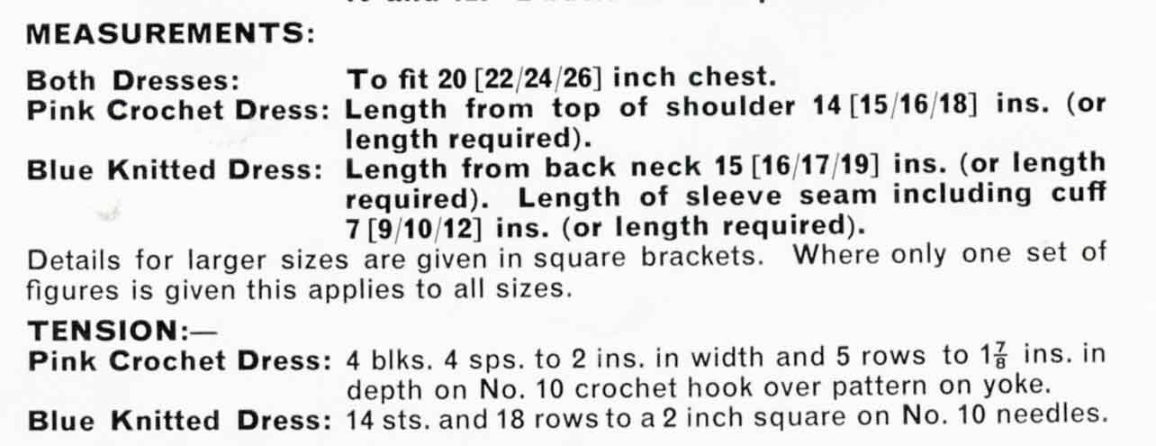 Toddler Dress, 20"-26" Chest, 4ply, 80s Crochet Pattern & Knitting Pattern, Ladyship 4389