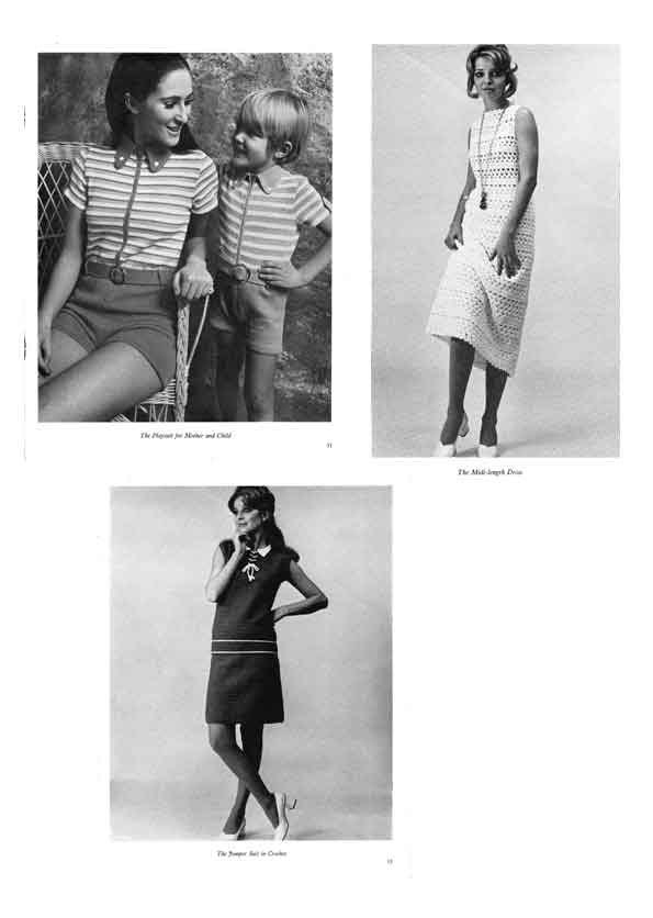 Ladies Dress, Jumper, Coat, Trouser Suit, Playsuit, Jumper Suit, DK, 26"-40" Bust, 70s Knitting & Crochet Pattern, Hayfield 19