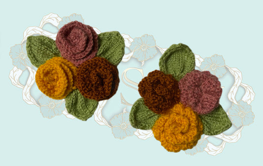 Knitted Flower Corsage